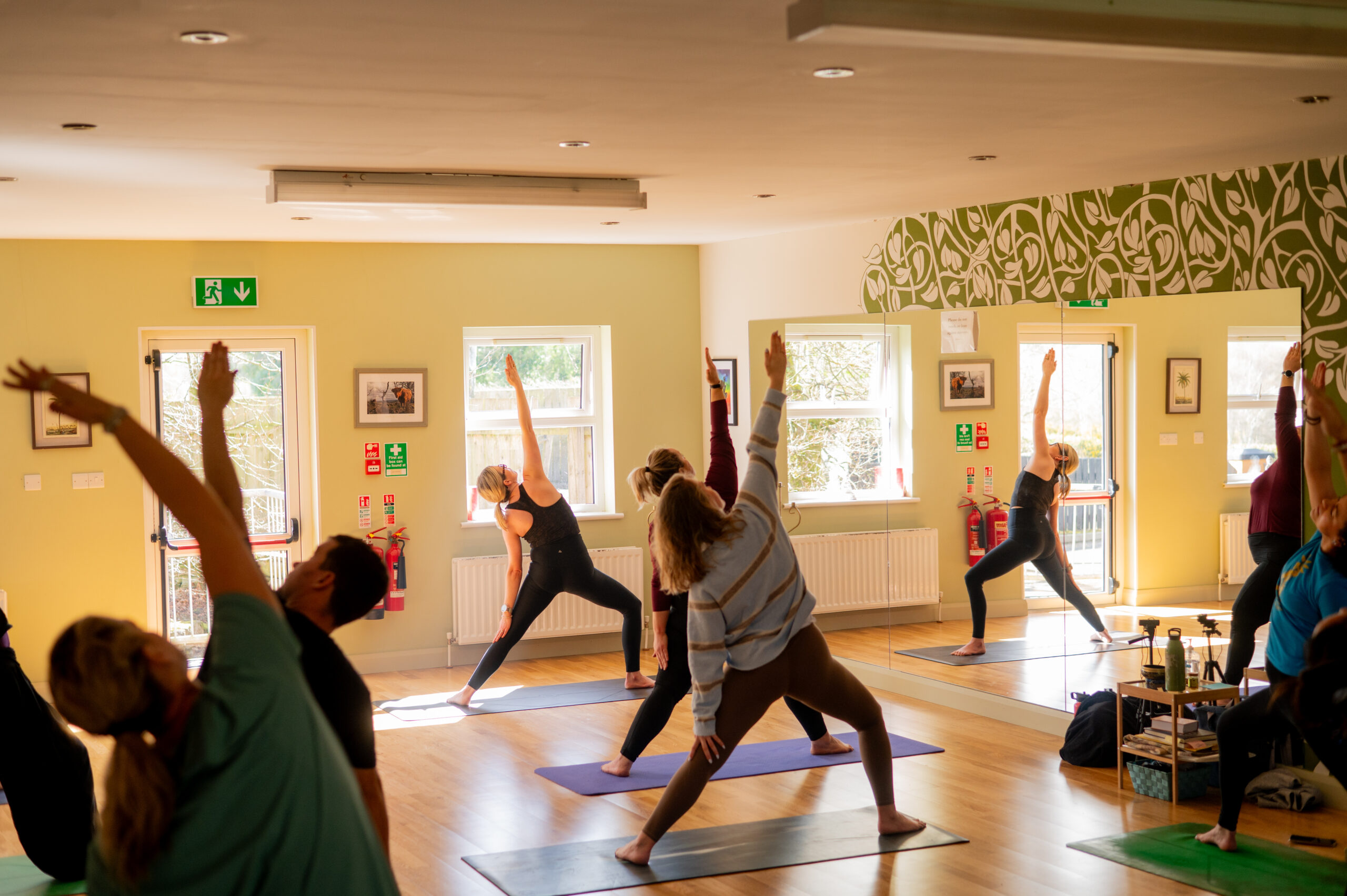 Beginners yoga class at Orba in Omagh